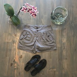Ben Sherman grey pleated shorts